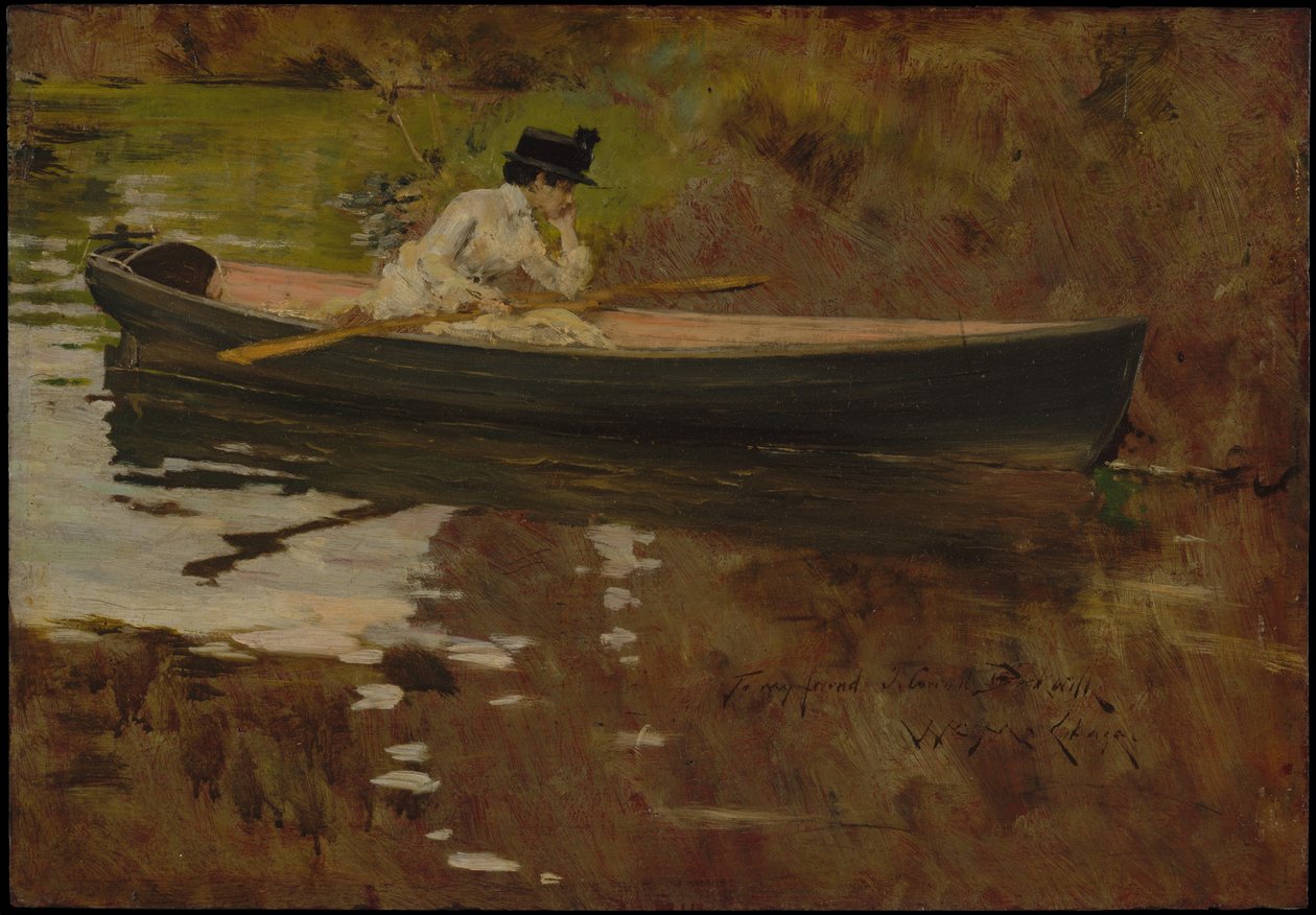 Alice Gersonová v Prospect Parku od William Merritt Chase