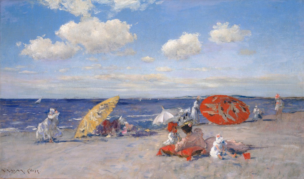 U moře, kolem roku 1892 (olej na plátně) od William Merritt Chase