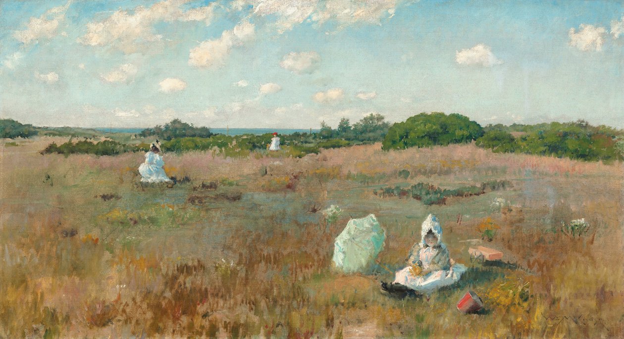 Sběr podzimních květin od William Merritt Chase