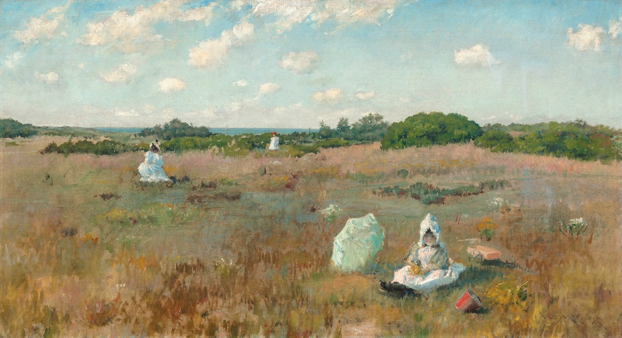 Sběr podzimních květin od William Merritt Chase