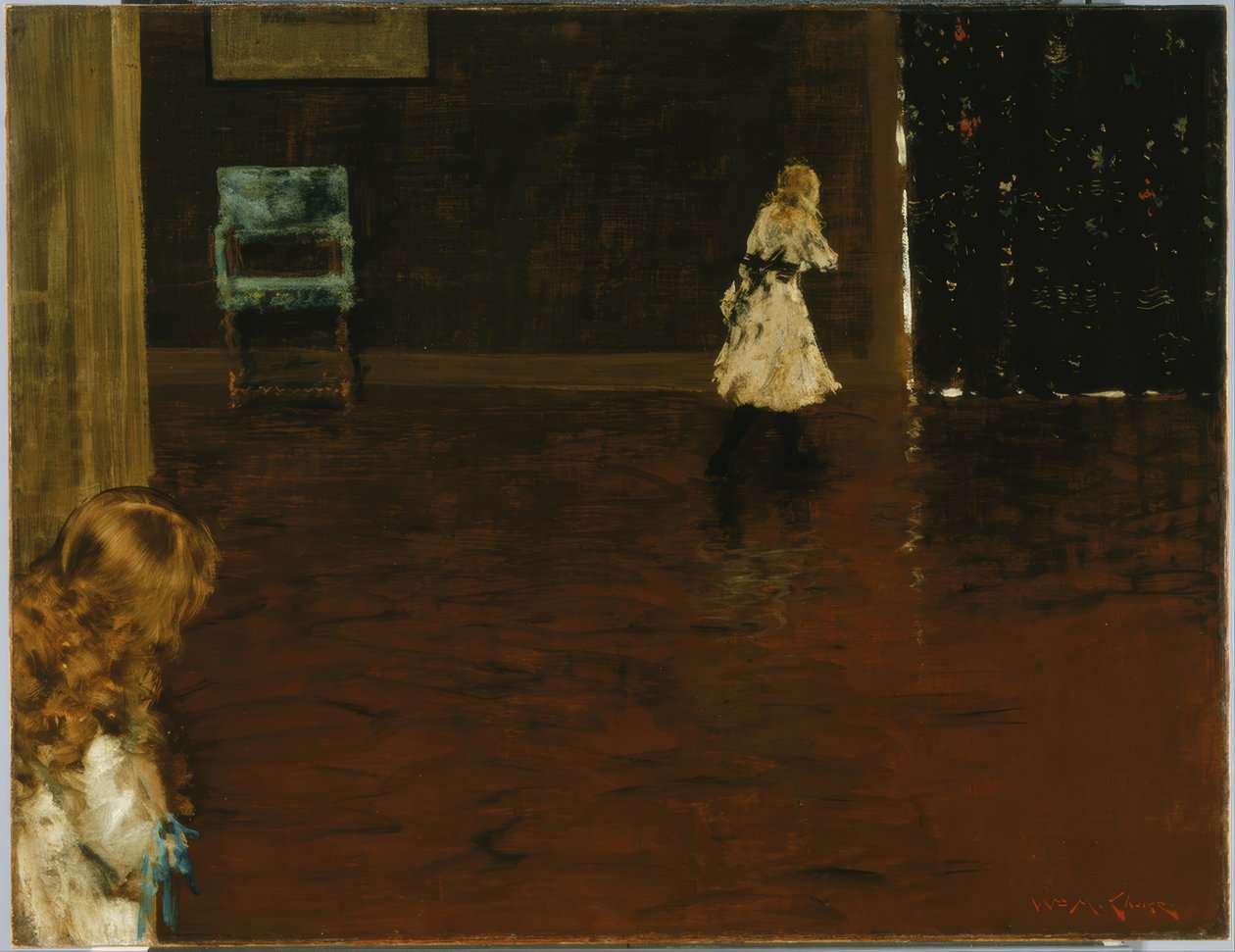 Hra na schovávanou od William Merritt Chase