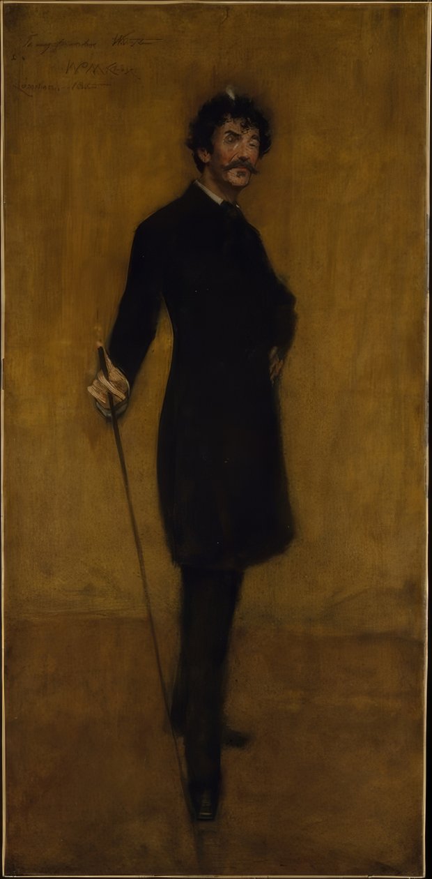 James Abbott McNeill Whistler od William Merritt Chase