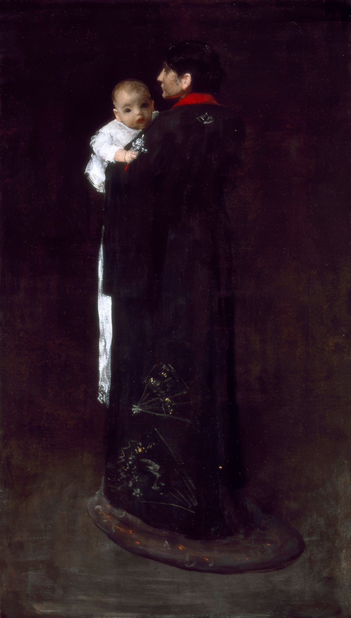 Matka a dítě od William Merritt Chase
