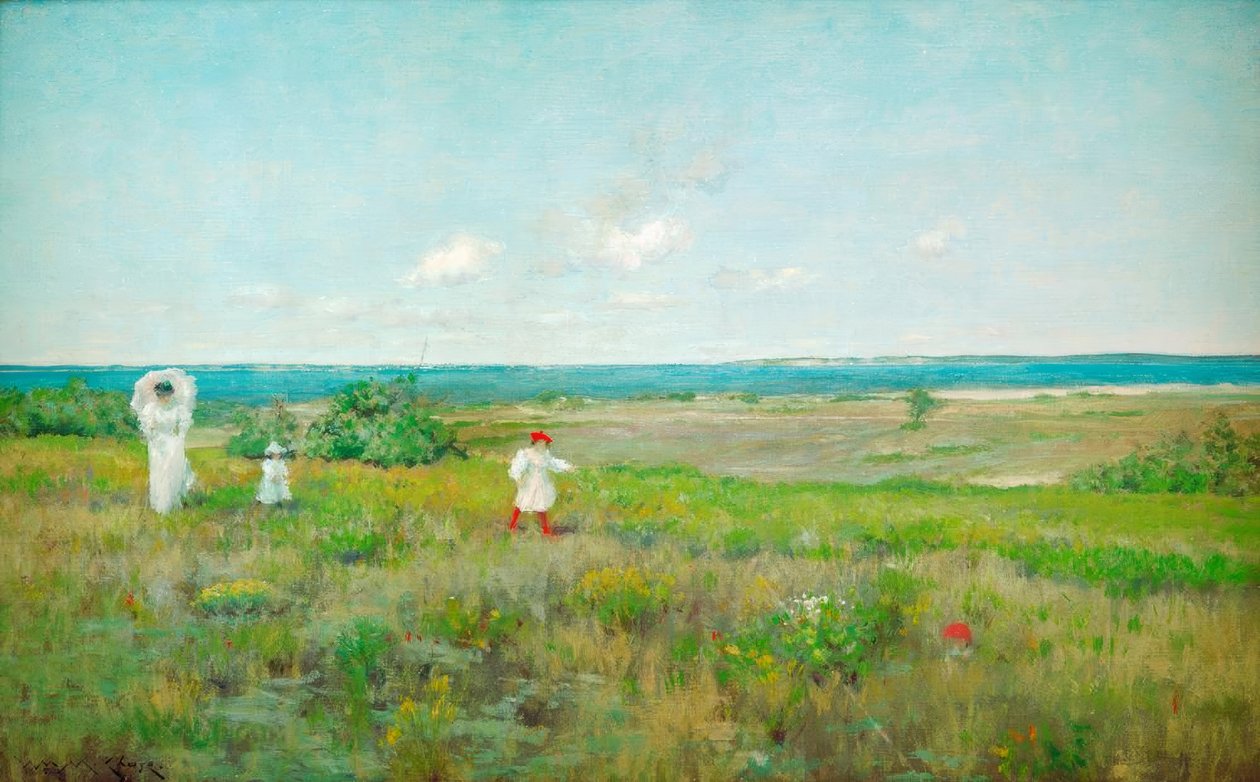 Blízko pláže, Shinnecock od William Merritt Chase