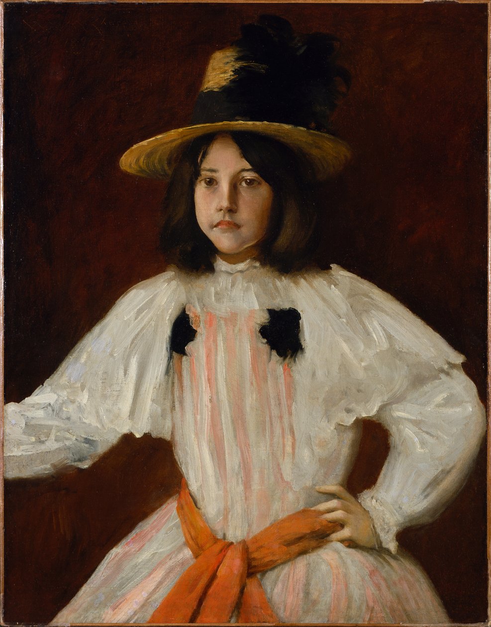 Portrét umělcovy dcery od William Merritt Chase