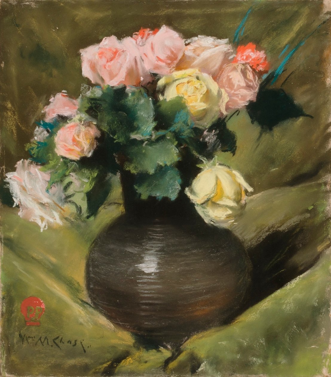 Růže od William Merritt Chase