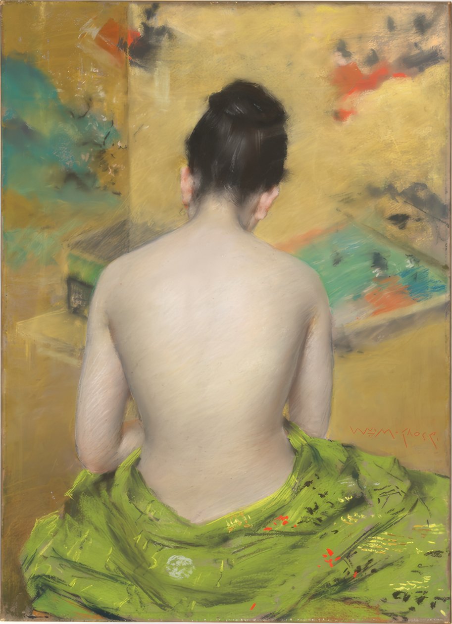 Studium barvy pleti a zlata od William Merritt Chase