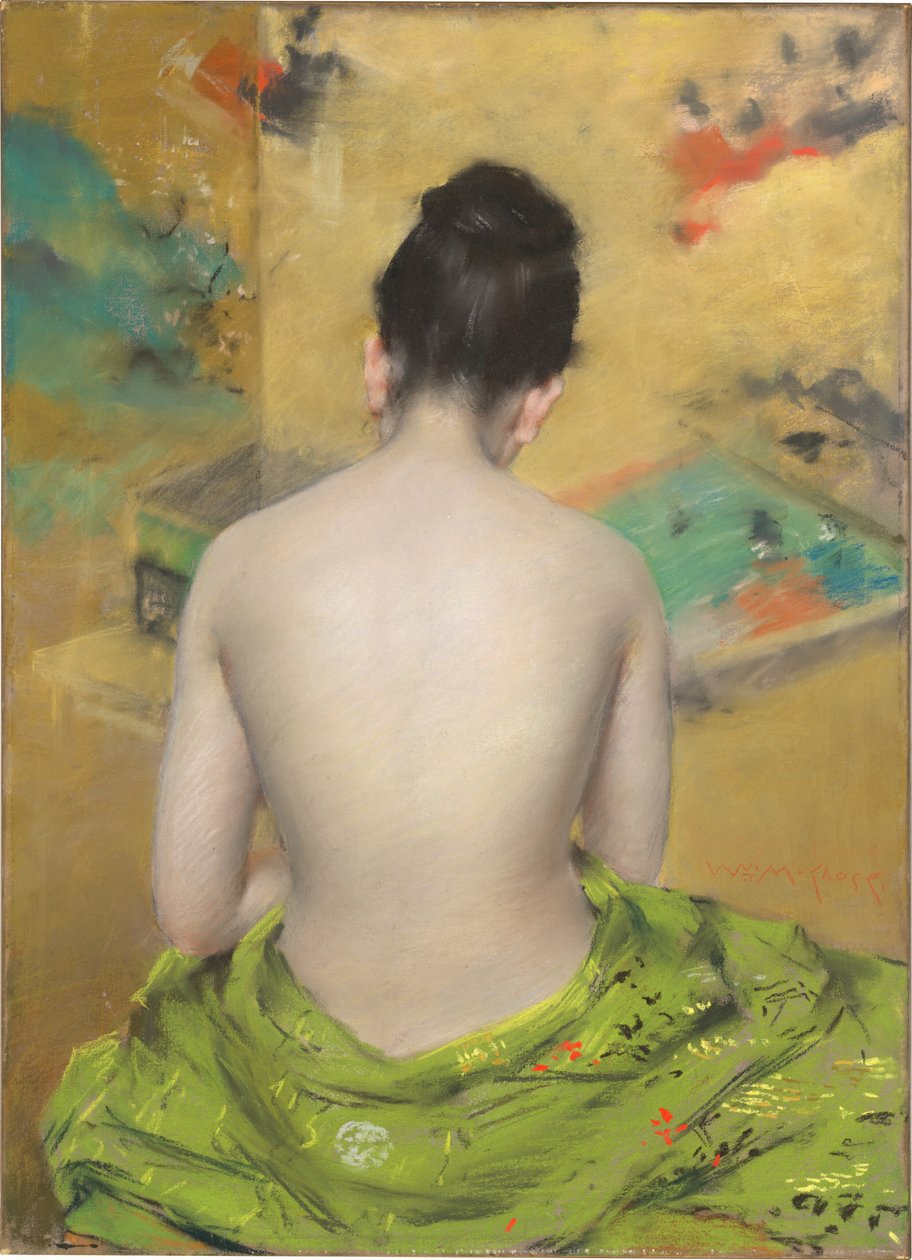 Studium barvy pleti a zlata od William Merritt Chase