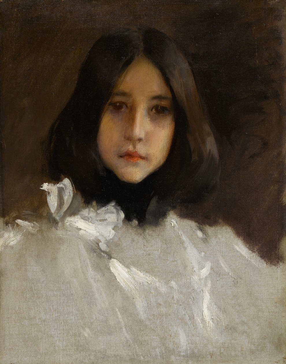 Umělcova dcera Alice, kolem roku 1899 (olej na plátně) od William Merritt Chase