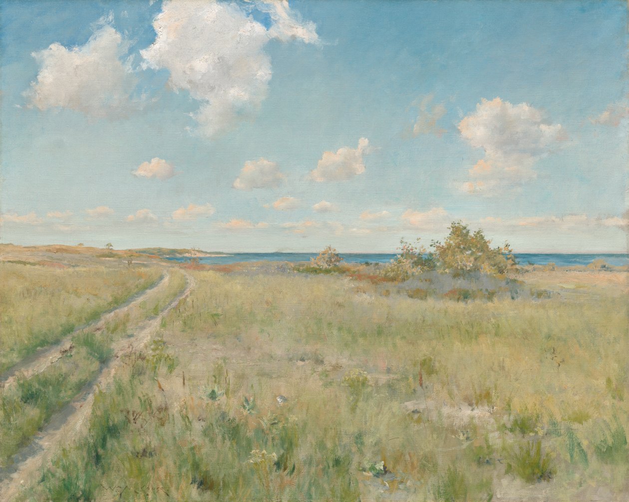 Stará cesta k moři od William Merritt Chase