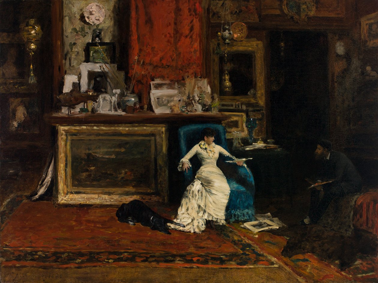 Léonard Renoir, Umělcův otec od William Merritt Chase