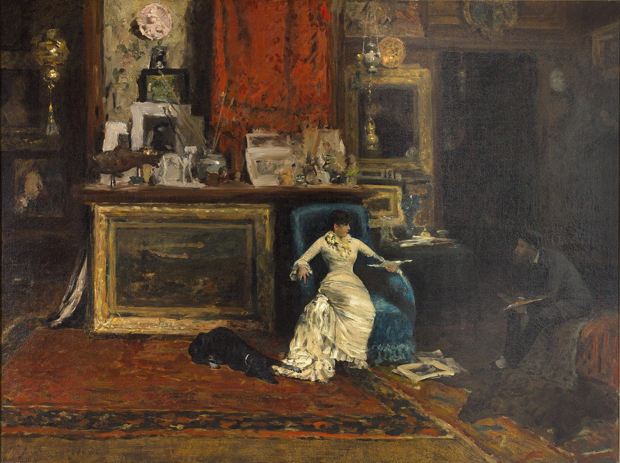 Studio na Desáté ulici od William Merritt Chase