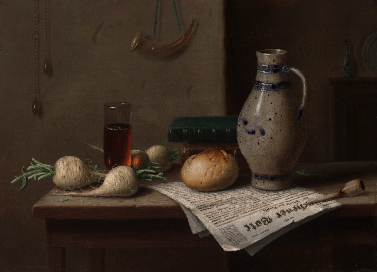 Munchener Bote od William Michael Harnett