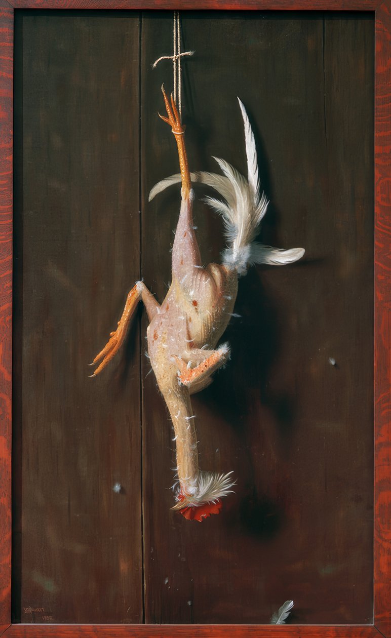Oškubaný čistý od William Michael Harnett