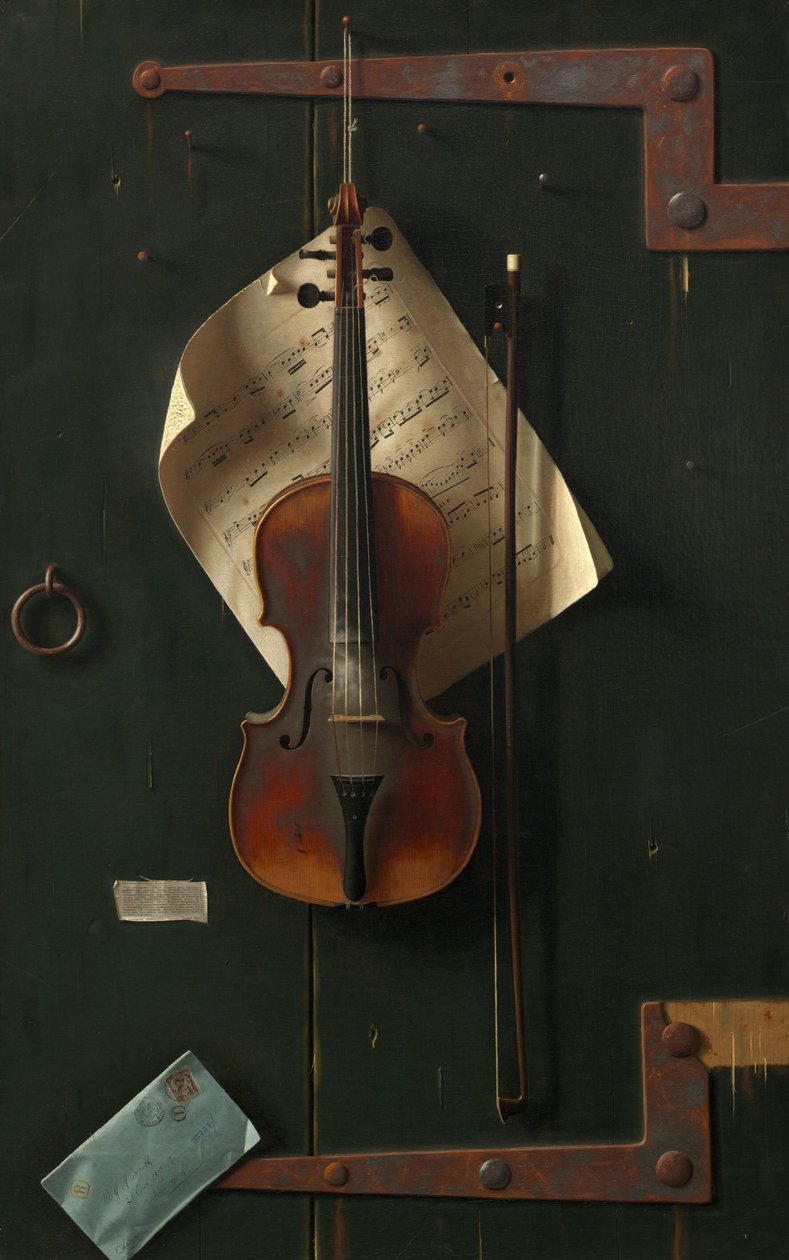 Staré housle, 1886. od William Michael Harnett