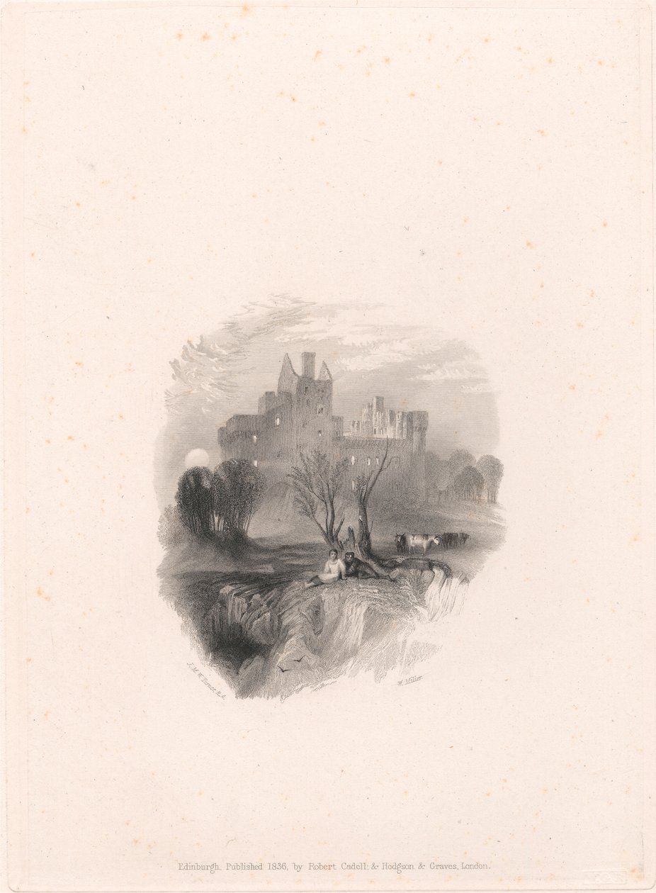 Hrad Craigmillar od William Miller