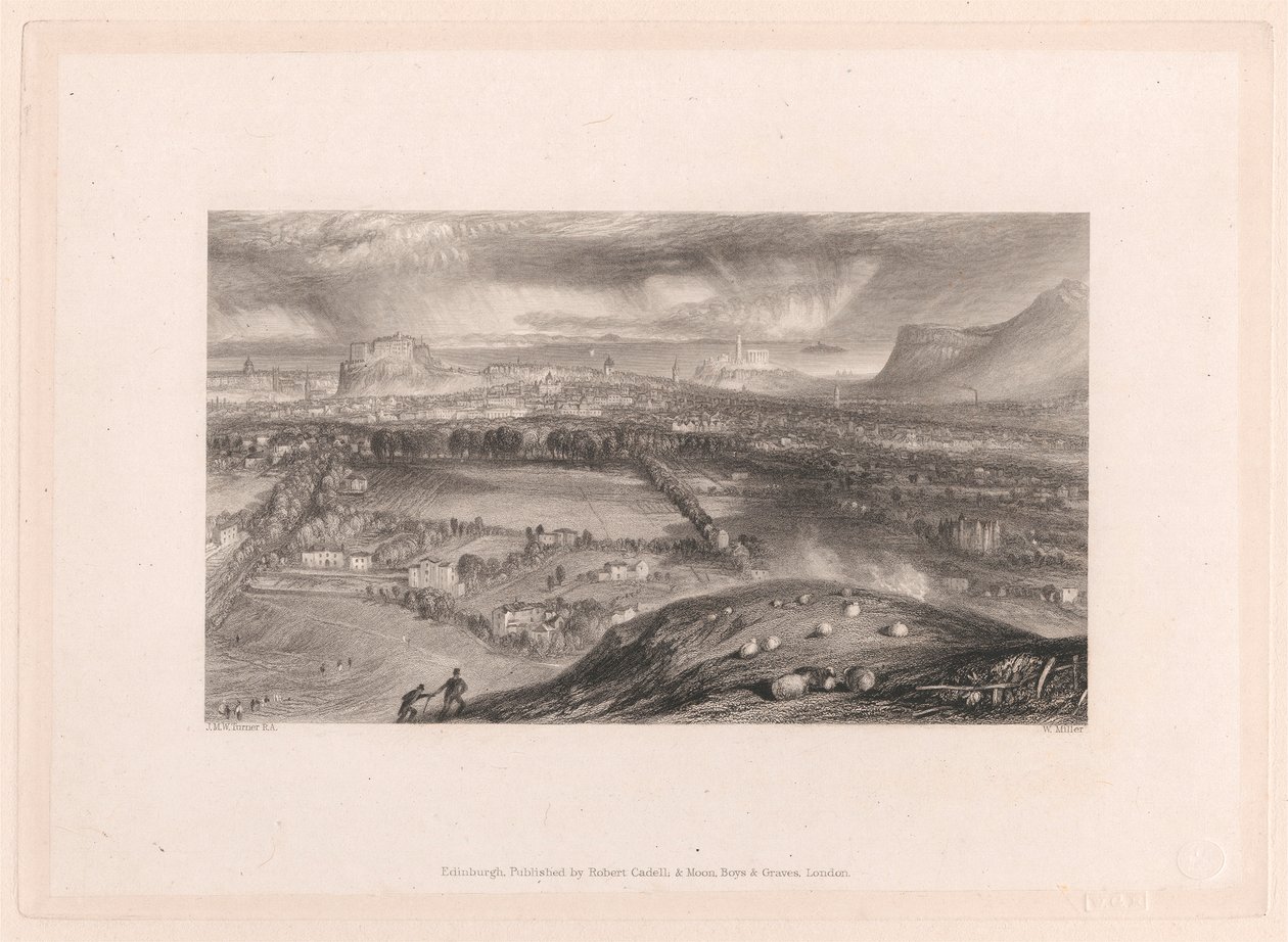 Edinburgh z Blackfordu od William Miller