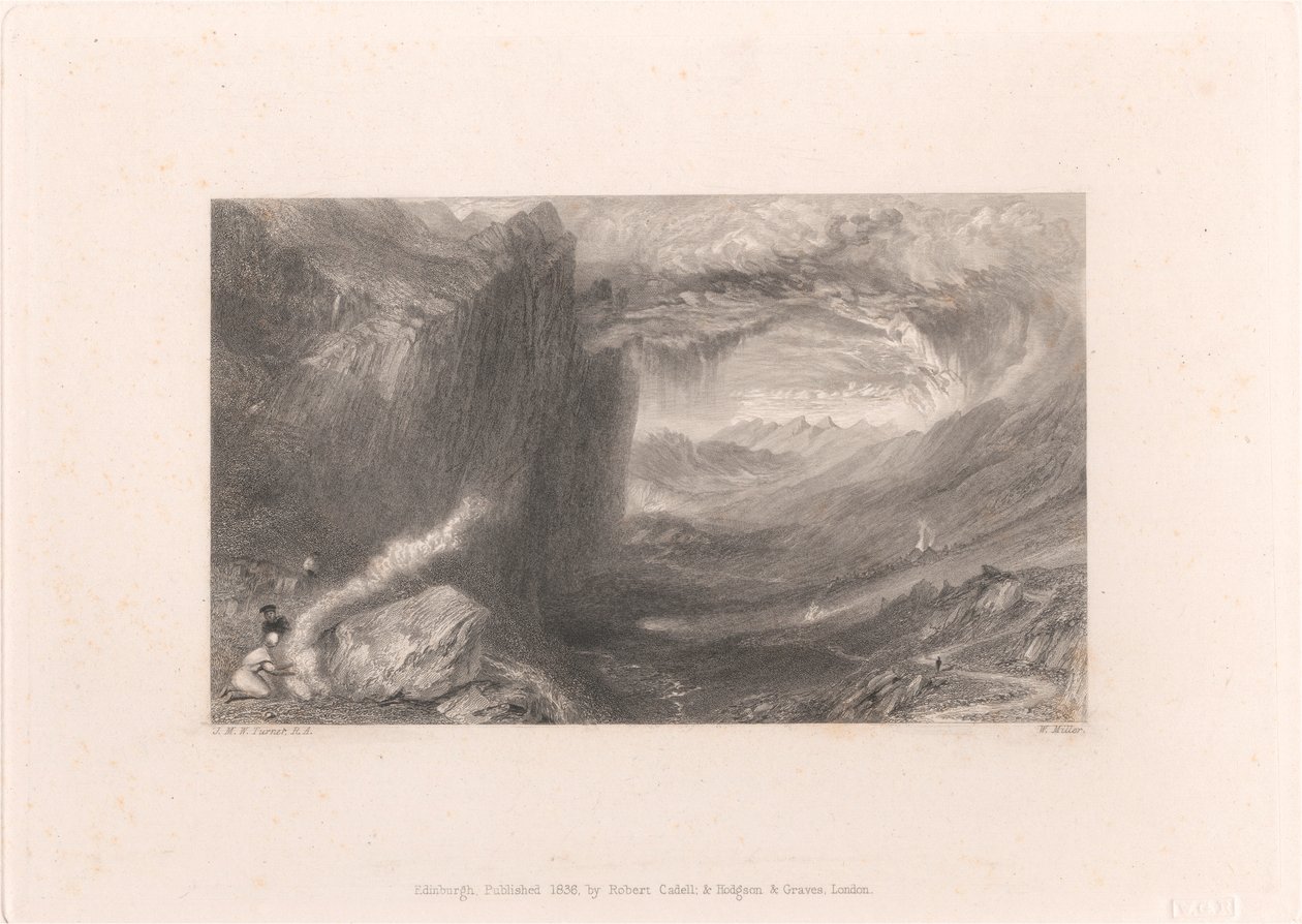 Glen Coe, Skotsko od William Miller