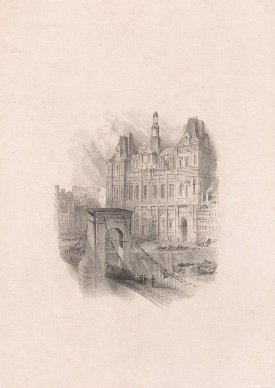 Radnice, Paříž od William Miller
