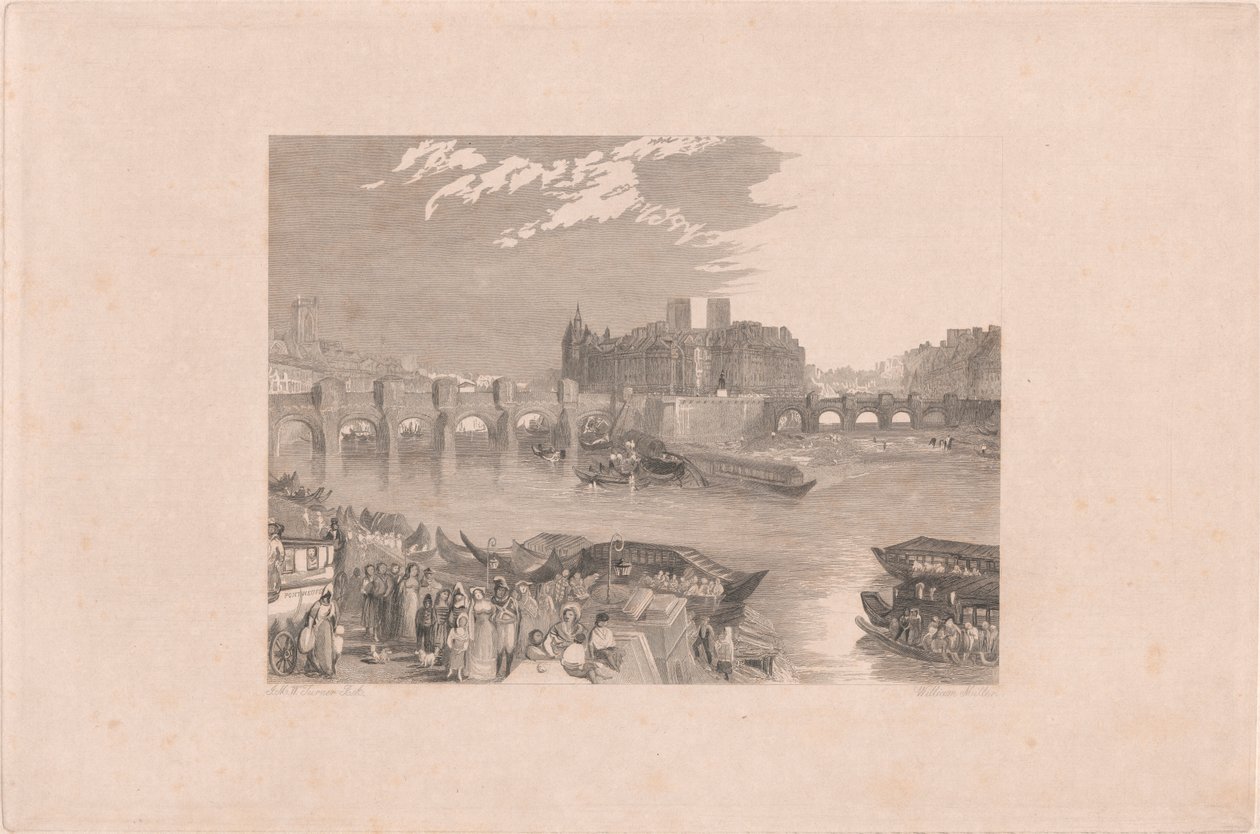 Pont Neuf, Paříž od William Miller