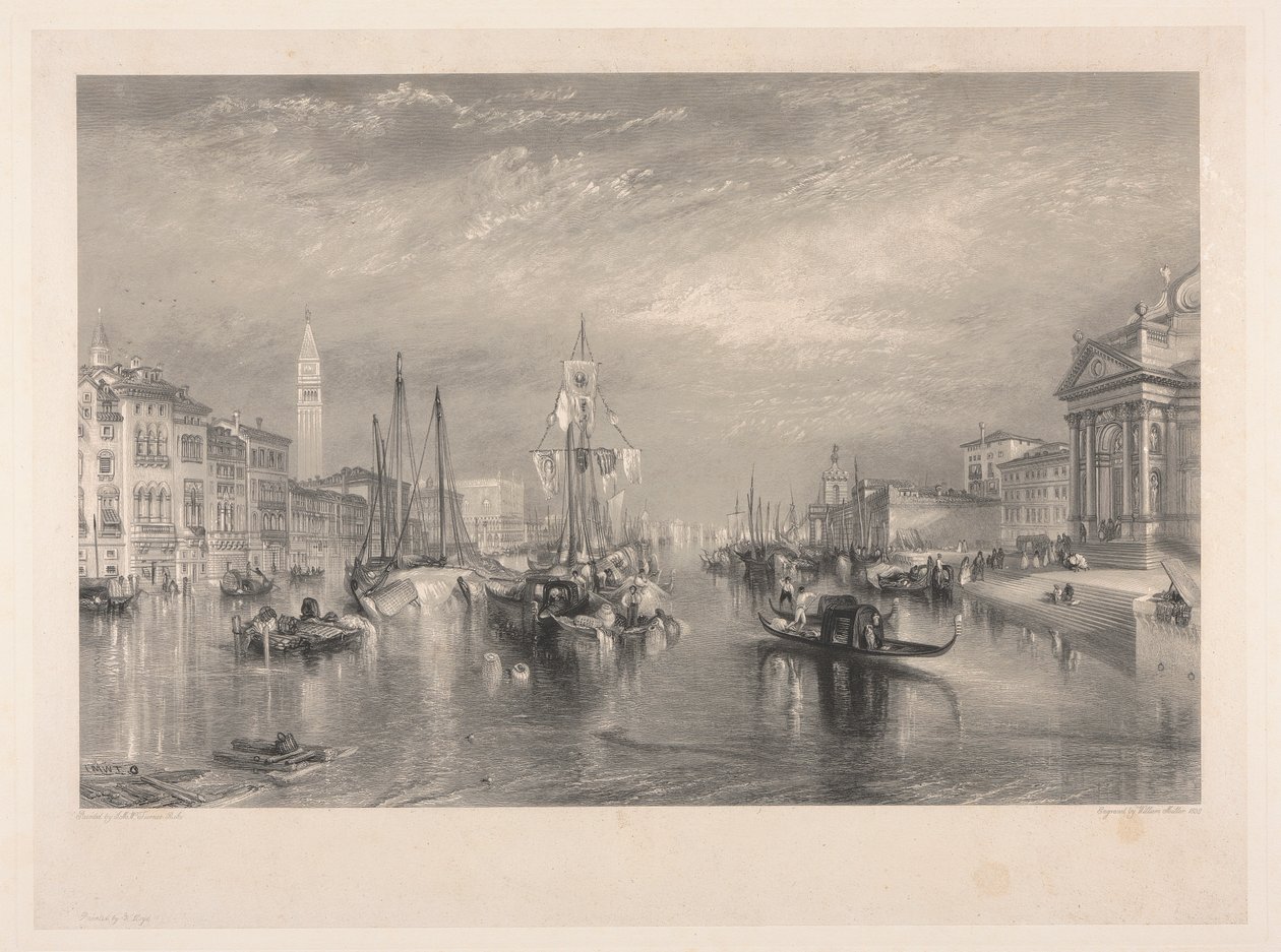Canal Grande, Benátky od William Miller