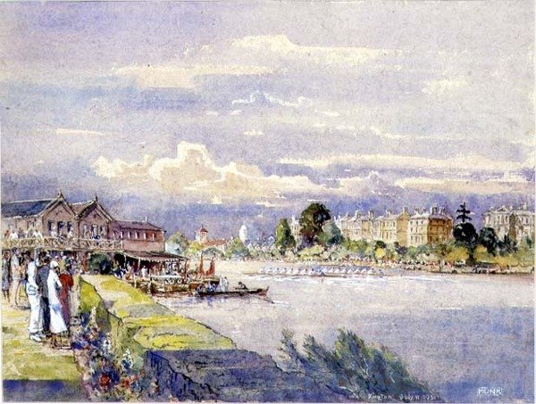 Veslování, Kingston 11. července od William Monk