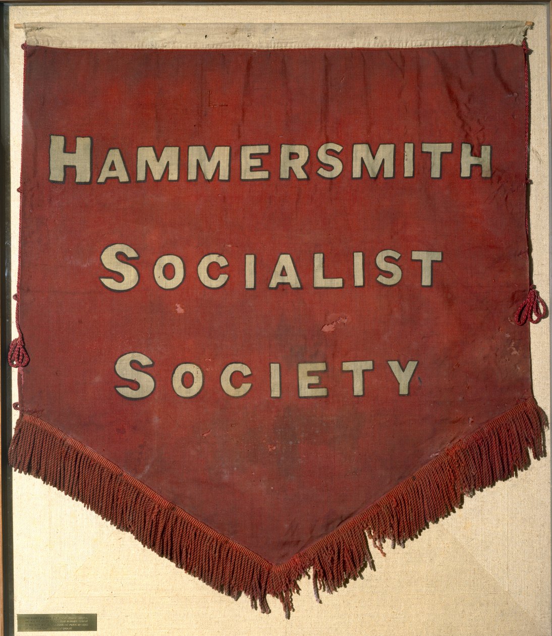 Banner Hammersmith Socialist Society (textil) od William Morris