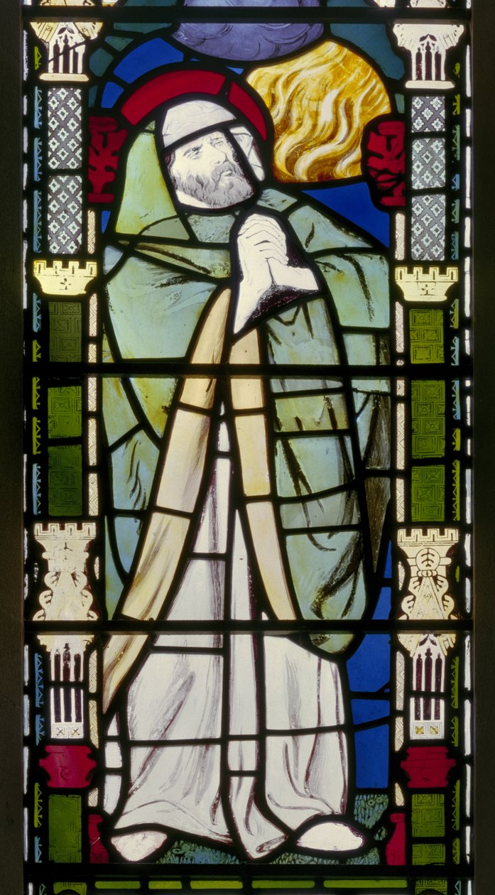 Banstead, All Saints, Morris Marshall & Faulkner & Co, William Morris, Ezekiel od William Morris