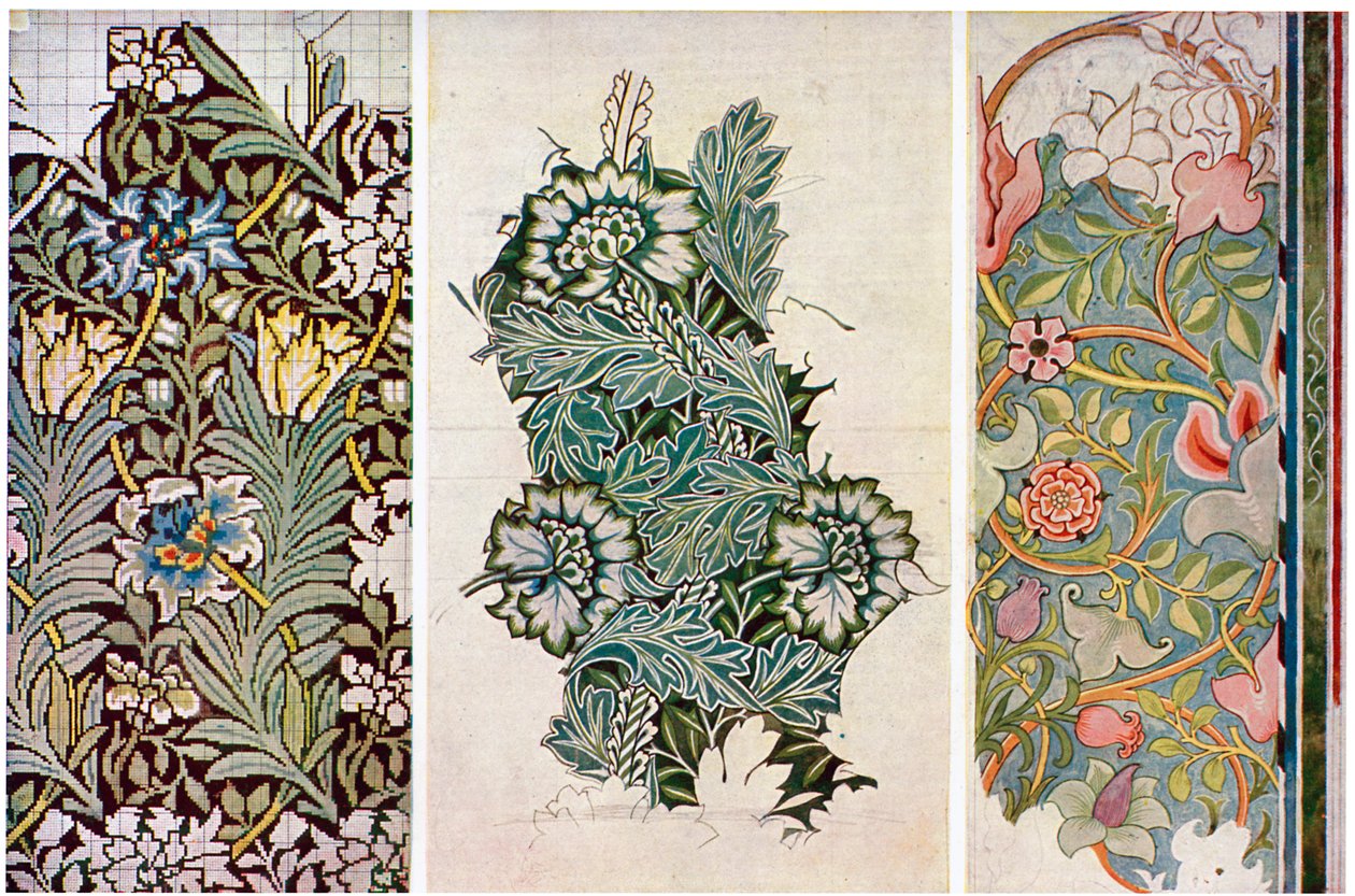 Pracovní kresby Williama Morrise 1834-1896, 1934. od William Morris