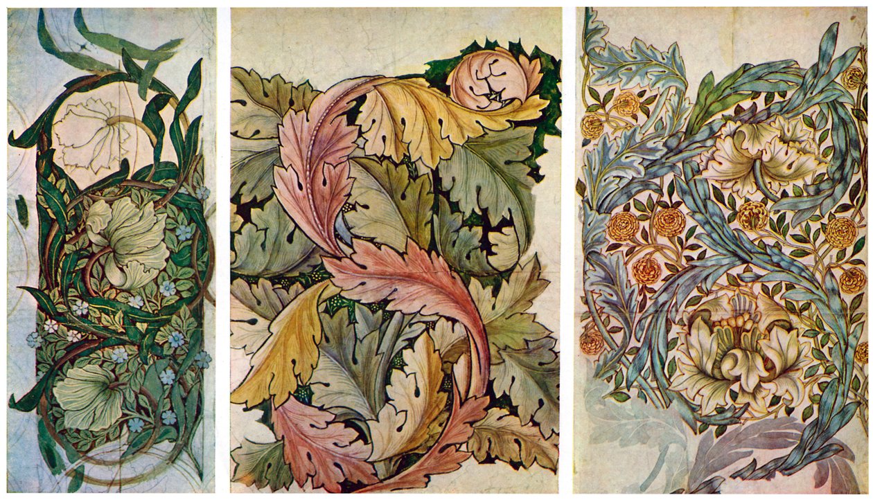 Pracovní kresby Williama Morrise 1834-1896, 1934. od William Morris