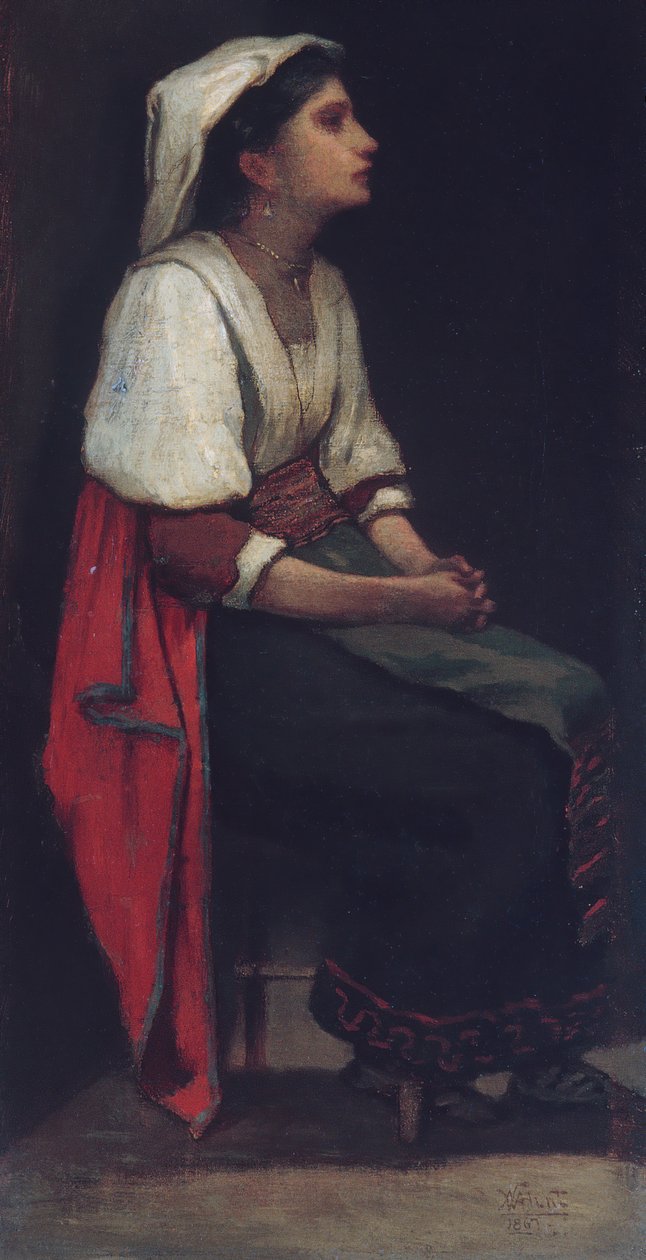 Italská dívka, 1867. od William Morris Hunt