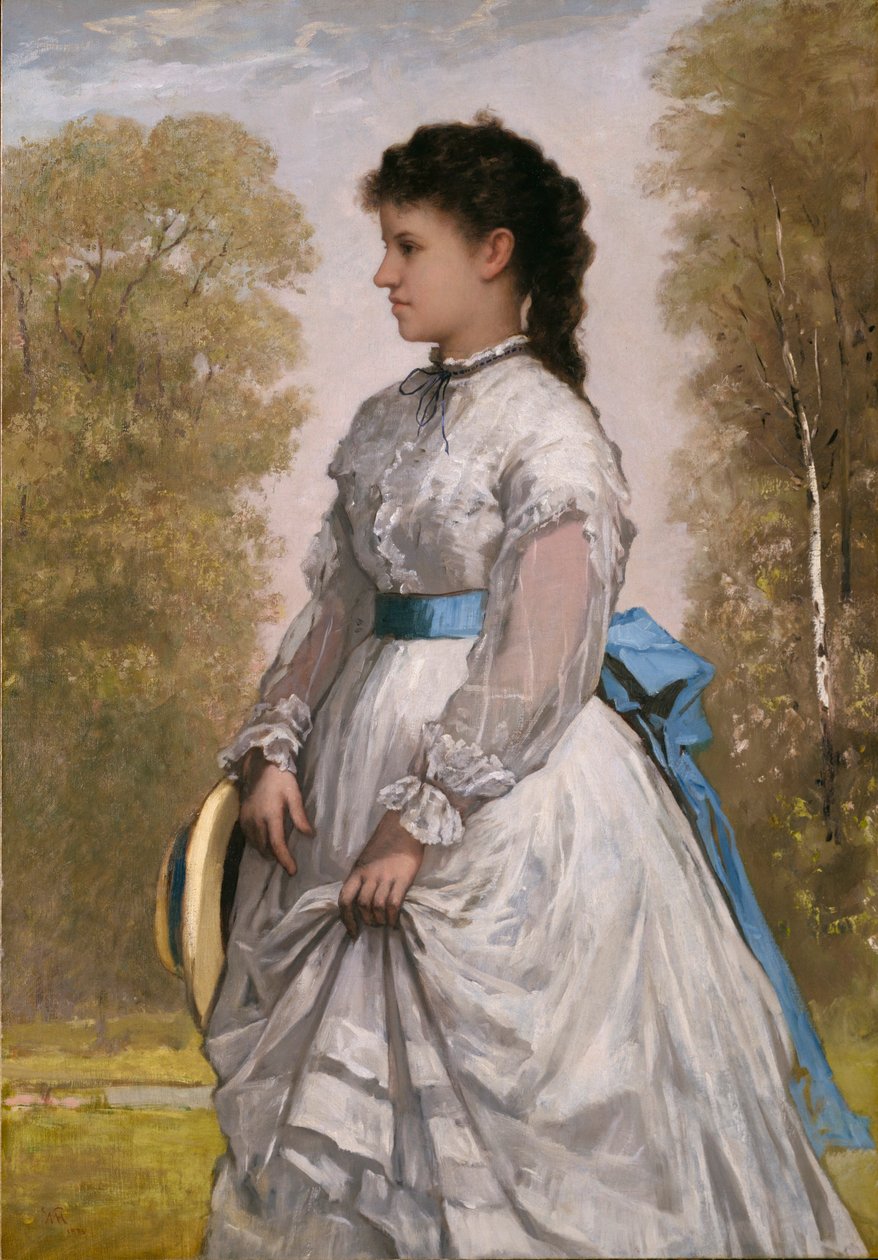 Portrét Agnes Elizabeth Claflinové od William Morris Hunt