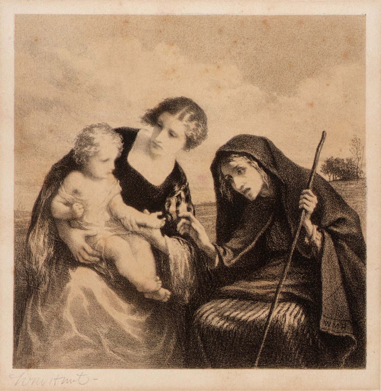Věštec od William Morris Hunt
