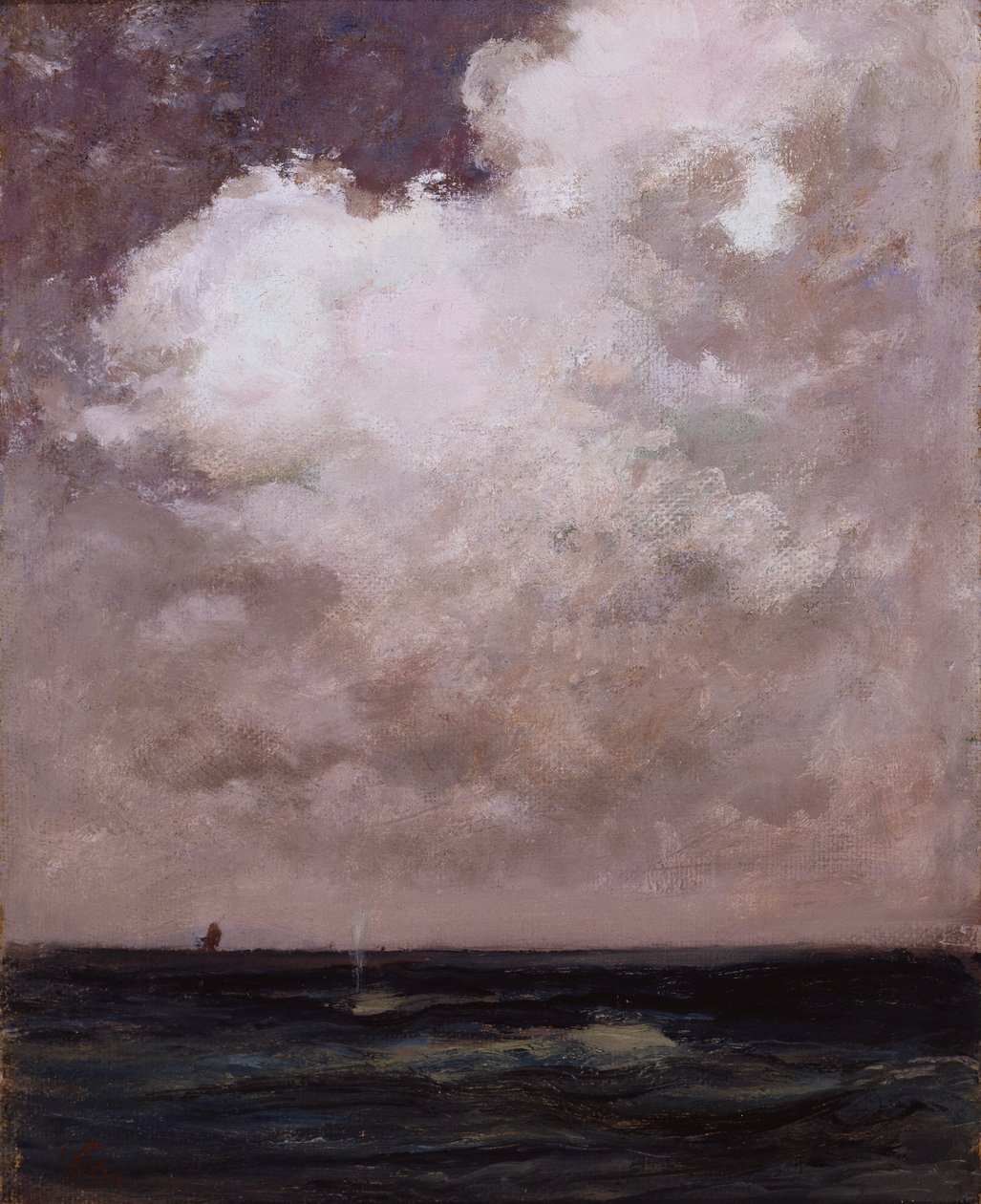 Velryba plejtvák obrovský od William Morris Hunt