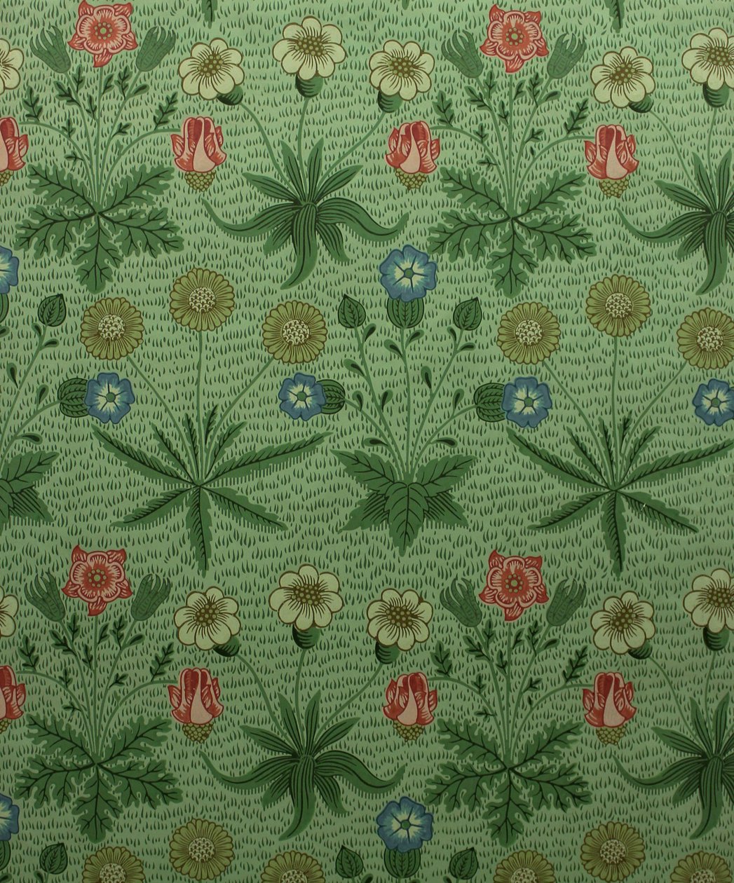 Daisy Marguerite, tapeta s blokovým potiskem, 1862. od William Morris Tapestry Works