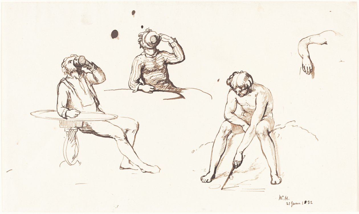 Figurové studie od William Mulready