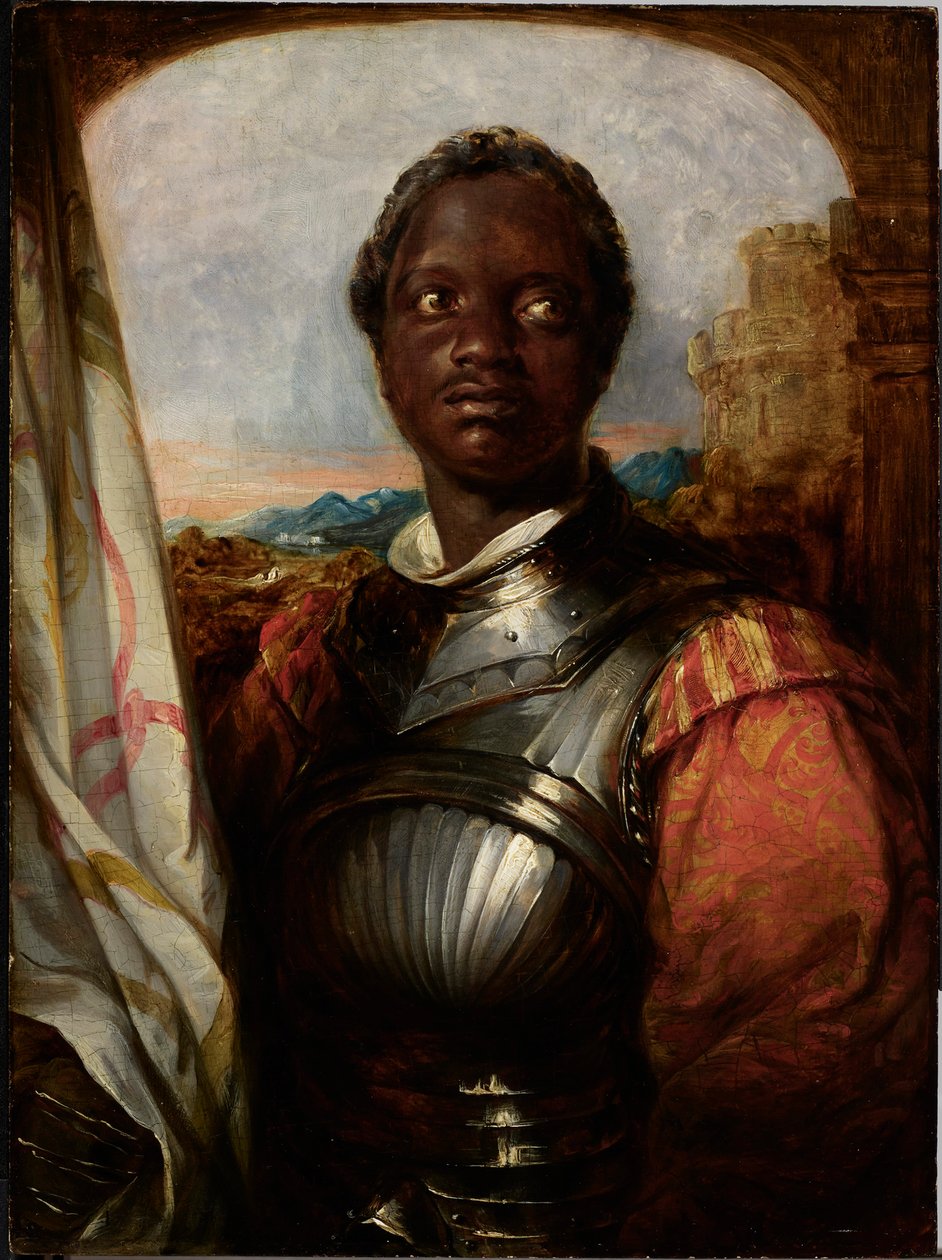 Ira Aldridge v roli Shakespearova Othella od William Mulready
