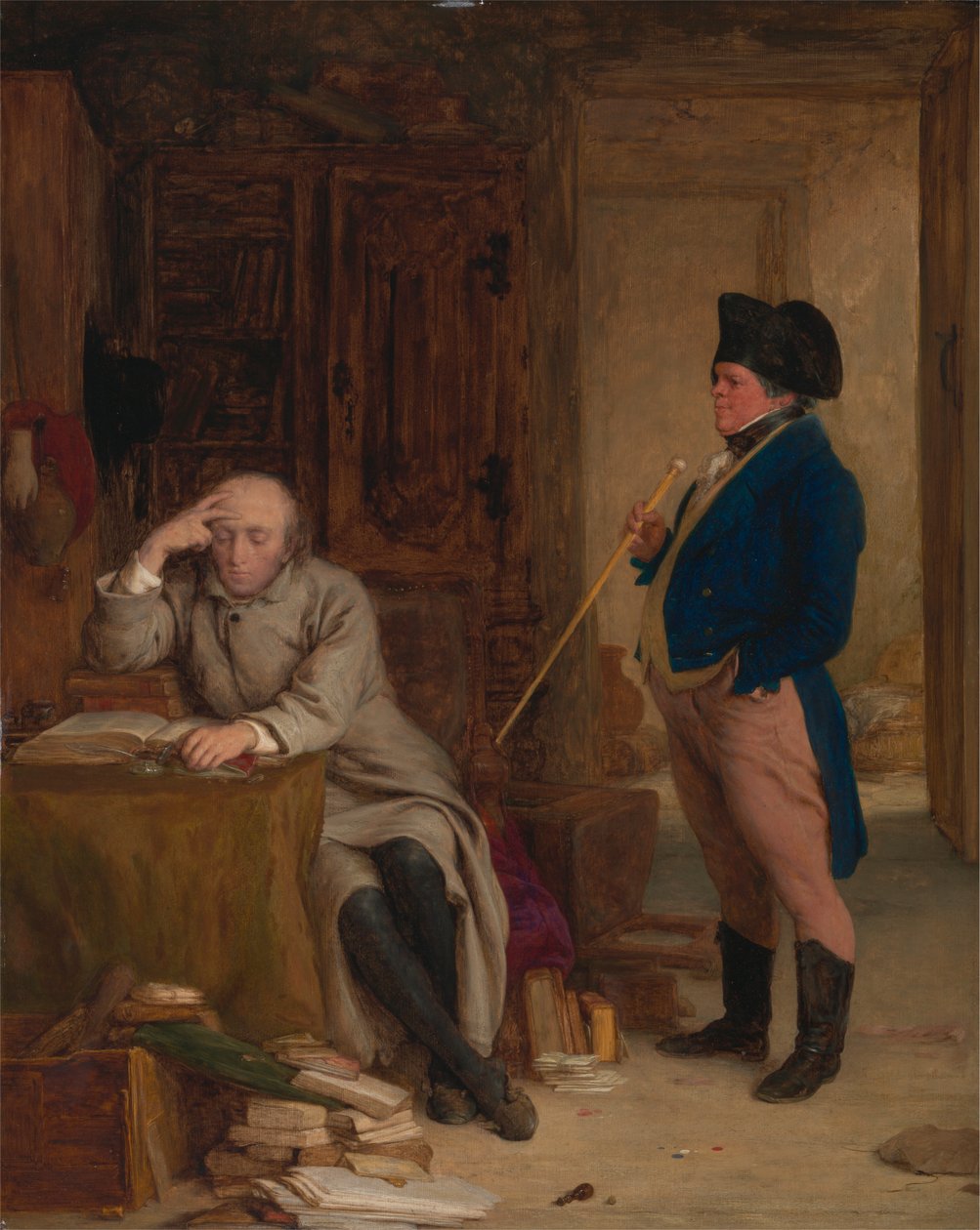 Pan Peregrine Touchwood Vloupání do reverenda Josiaha Cargilla od William Mulready