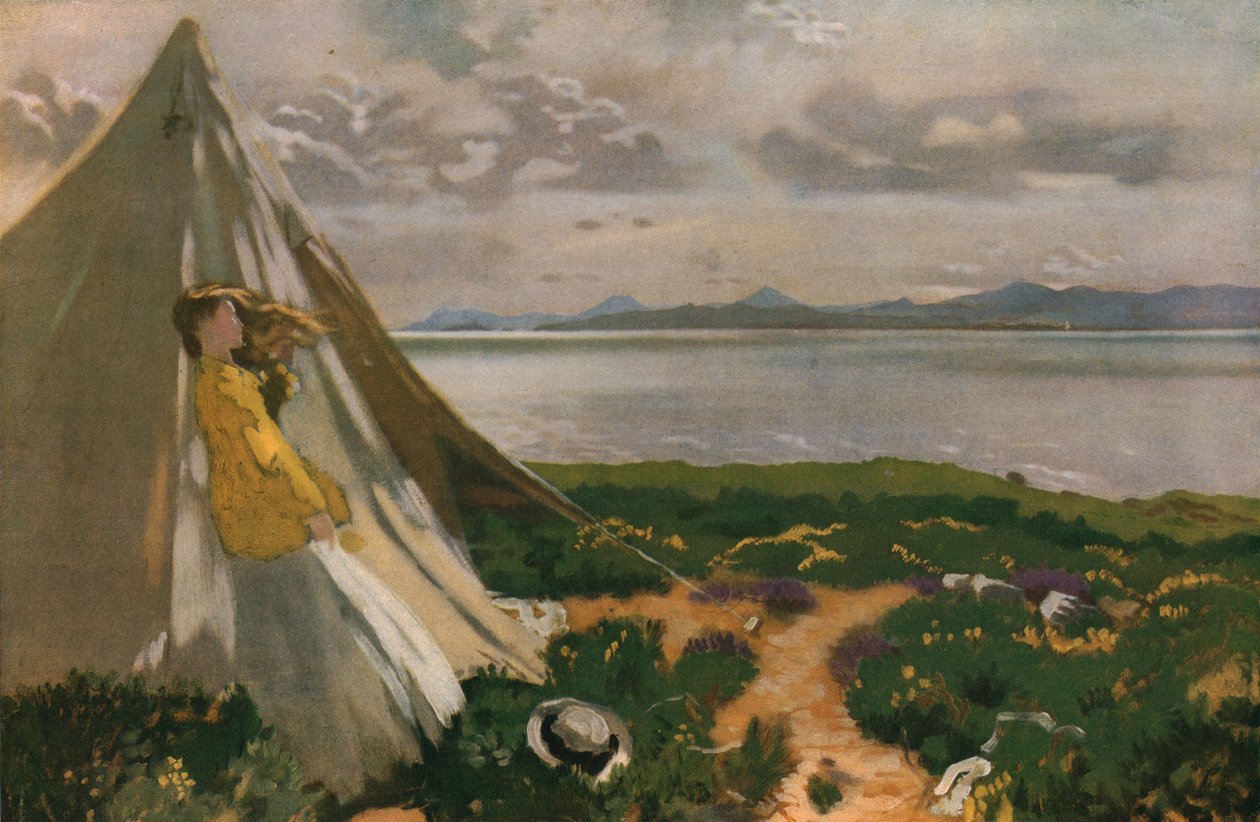 Breezy Day: Howth Head, počátek 20. století, c1930. od William Newenham Montague Orpen