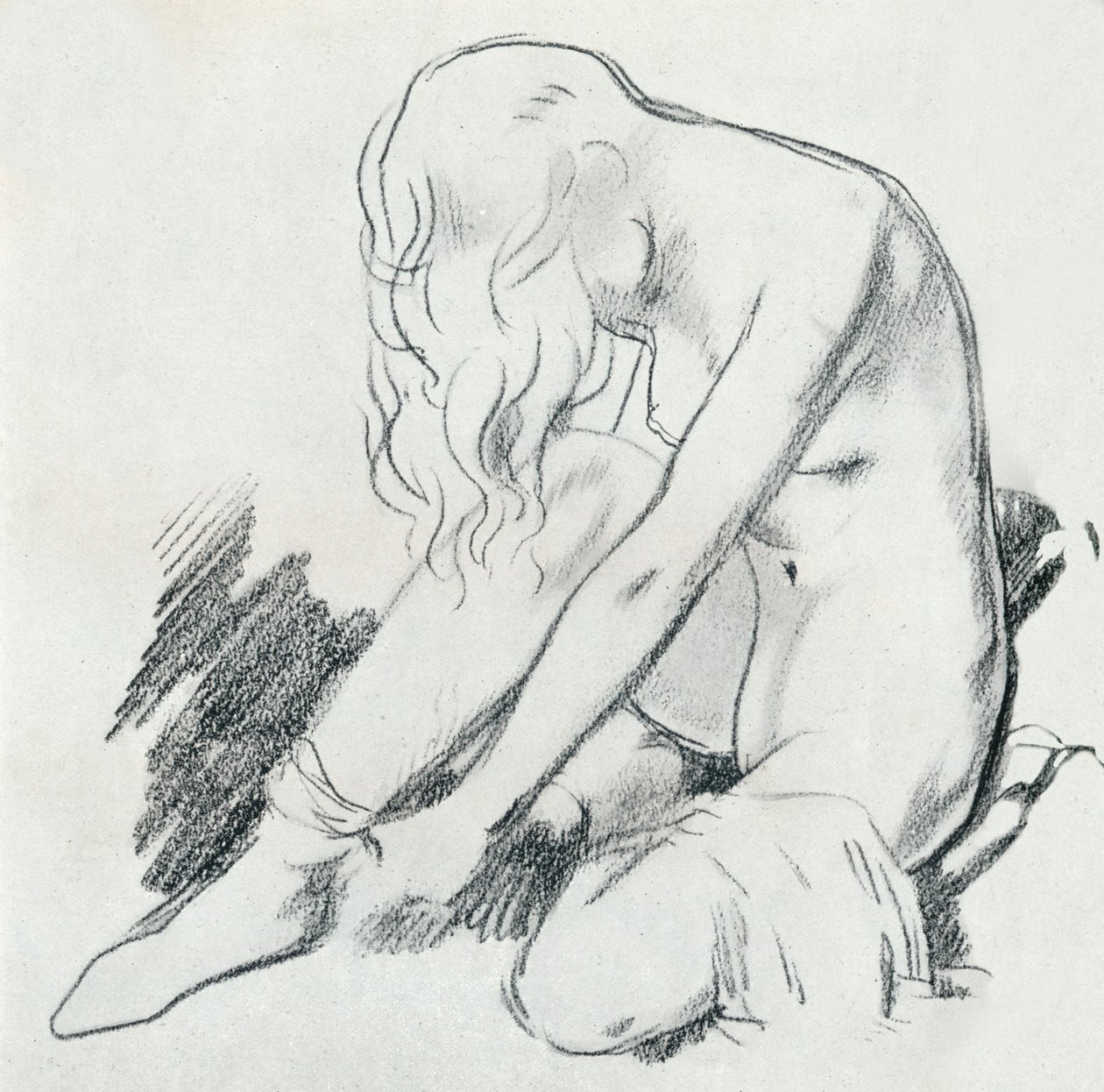 Figurální studie, c20. století 1932 od William Newenham Montague Orpen