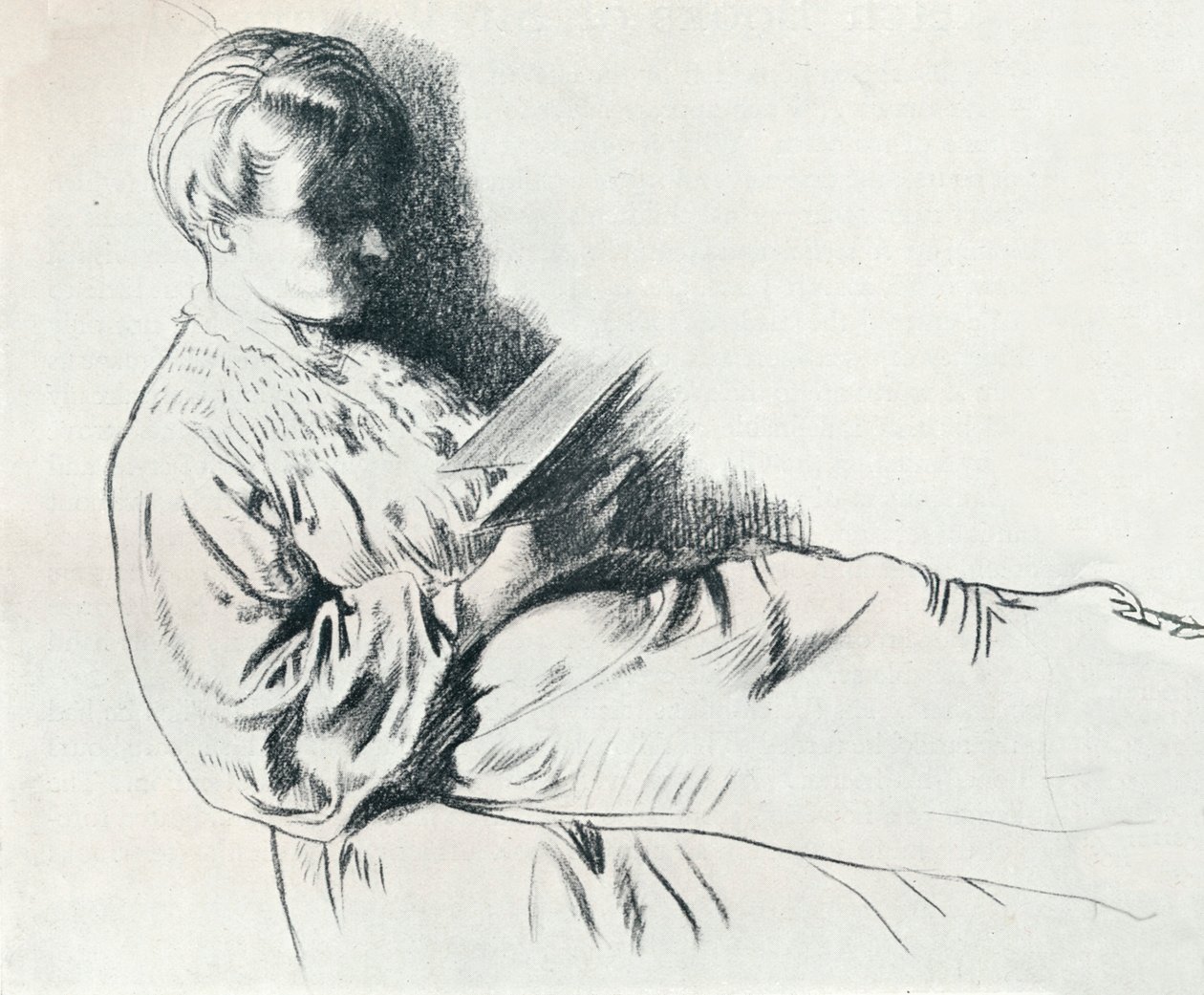 Kresba sangvinikem, 20. století 1932 od William Newenham Montague Orpen