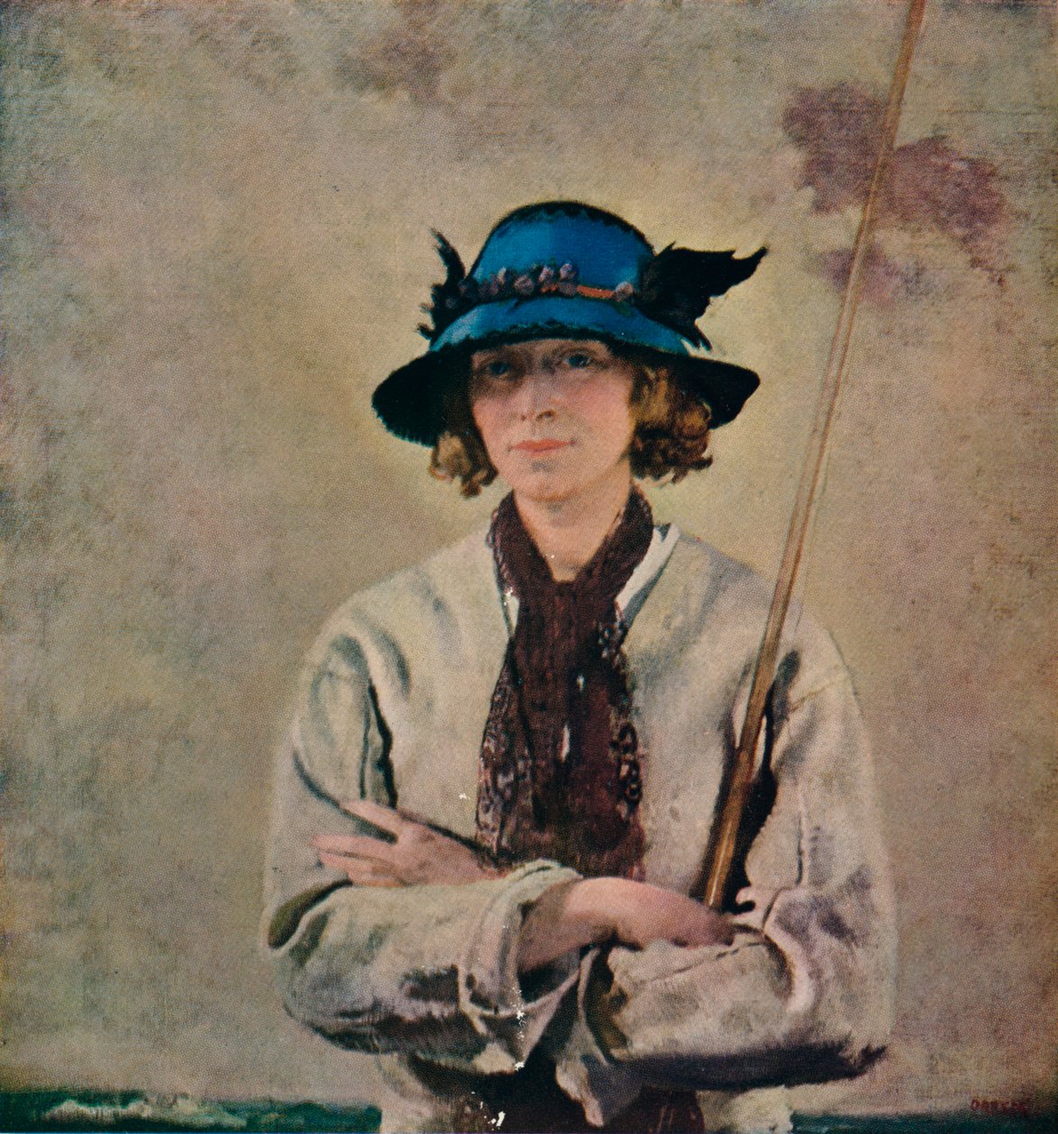 Rybář, c1912 od William Newenham Montague Orpen