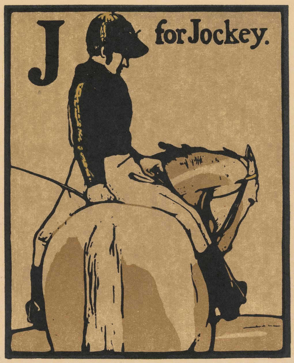 Almanach dvanácti sportů: J pro žokeje od William Nicholson