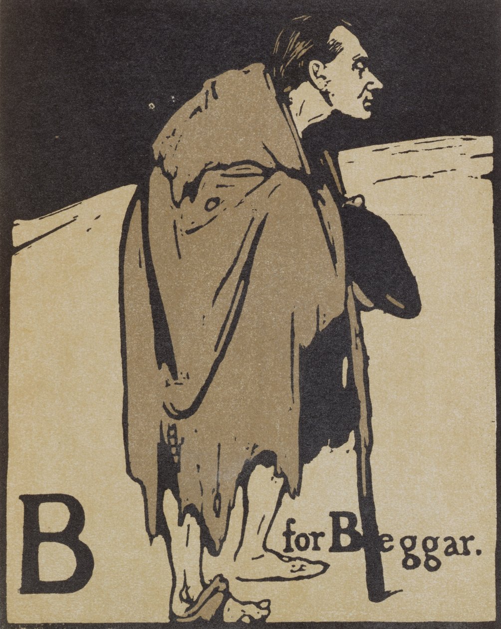 B pro žebráka, ilustrace z 