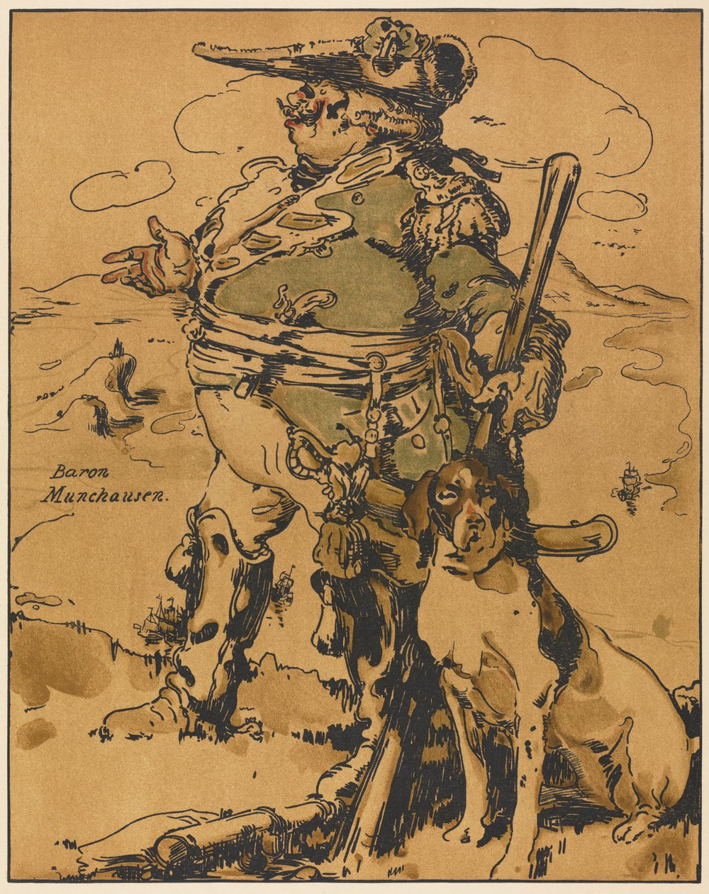 Postavy romance: Baron Munchausen od William Nicholson