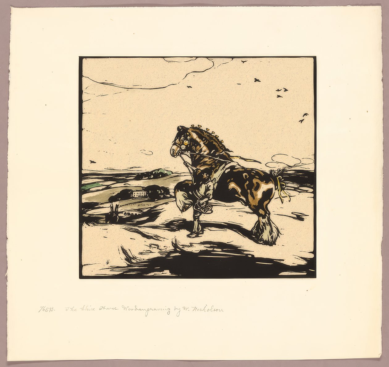 Shirský kůň od William Nicholson
