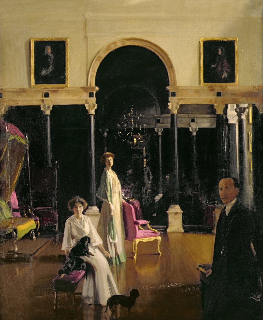 Skupinový portrét rodiny hraběte z Plymouthu od William Nicholson