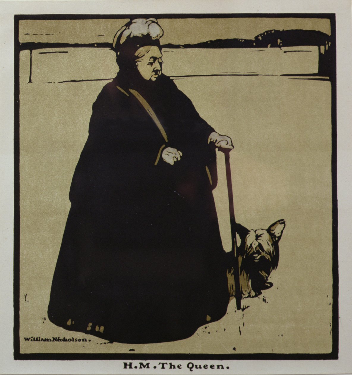 H.M. Královna (barva lito) od William Nicholson