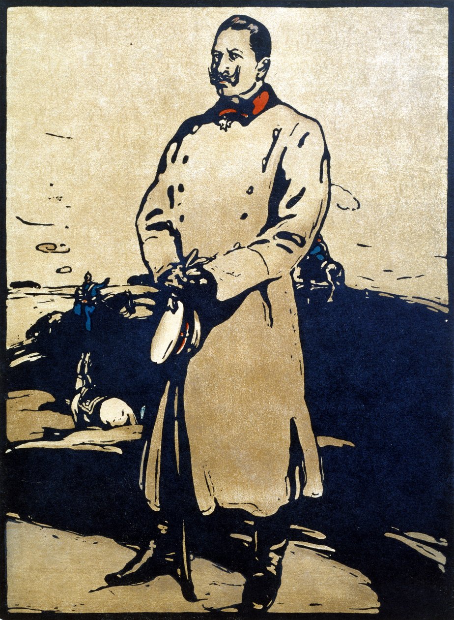 Kaiser Wilhelm II (1859-1941) ilustrace z 