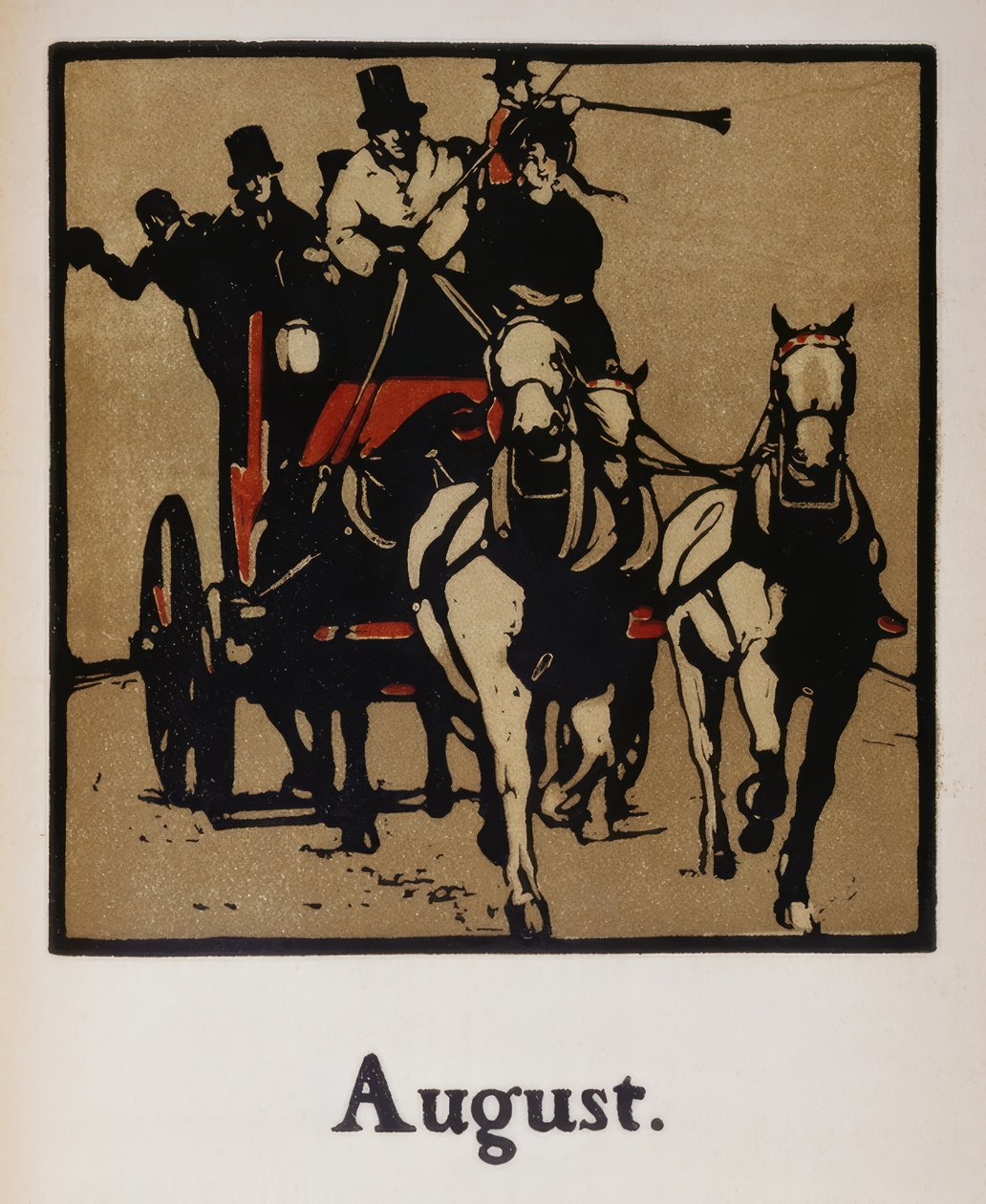Jízda kočárem (pilnost) od William Nicholson